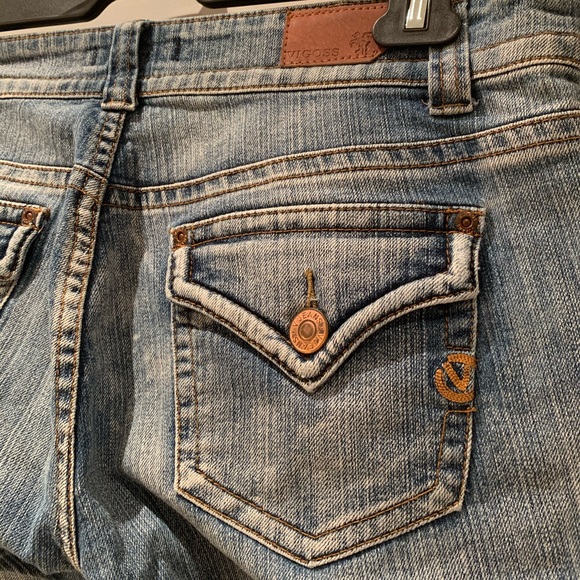 Flare-leg, faded jeans - Picture 6 of 7